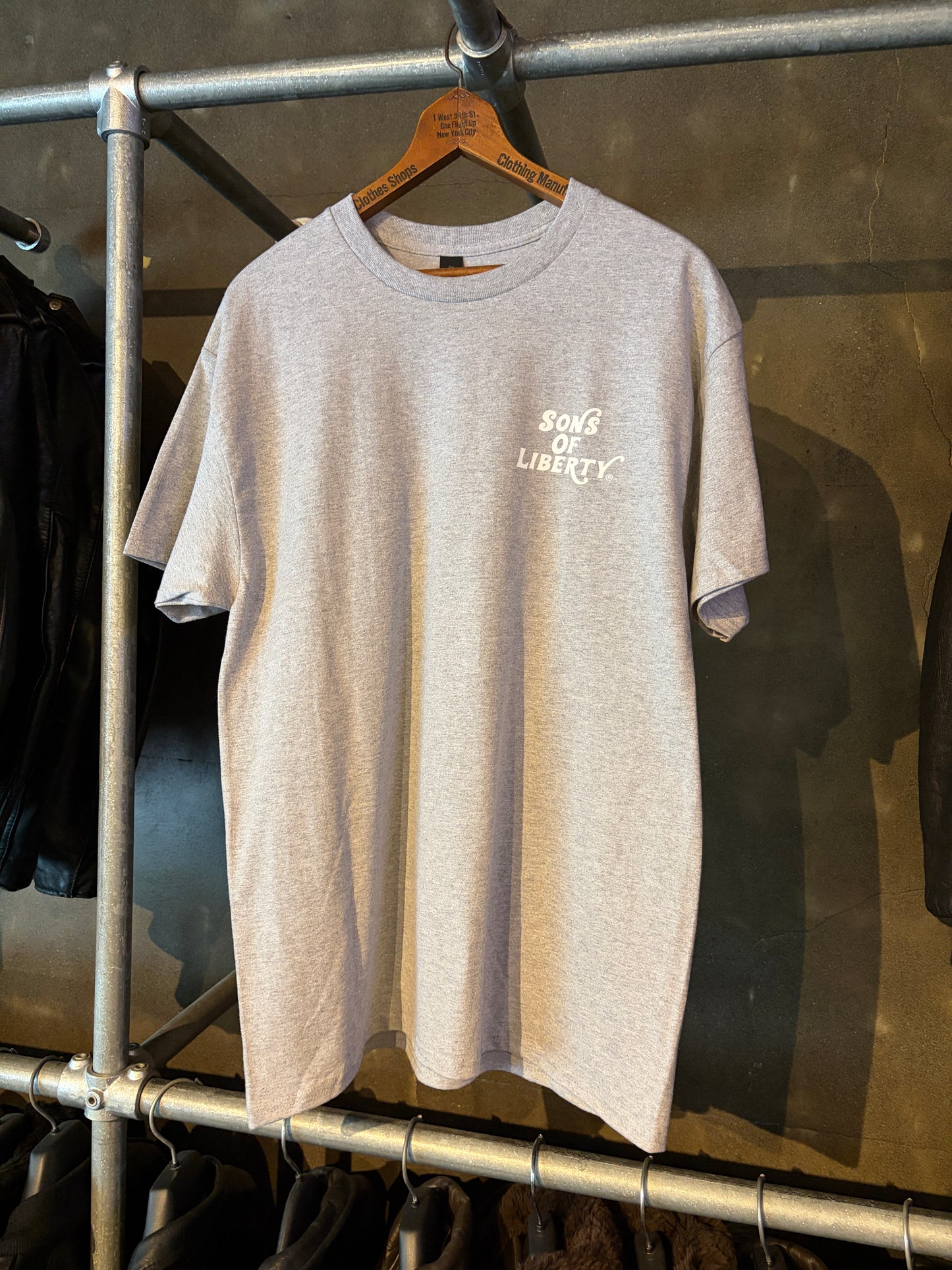 【Back Print T GREY】SOL SST-01GRY