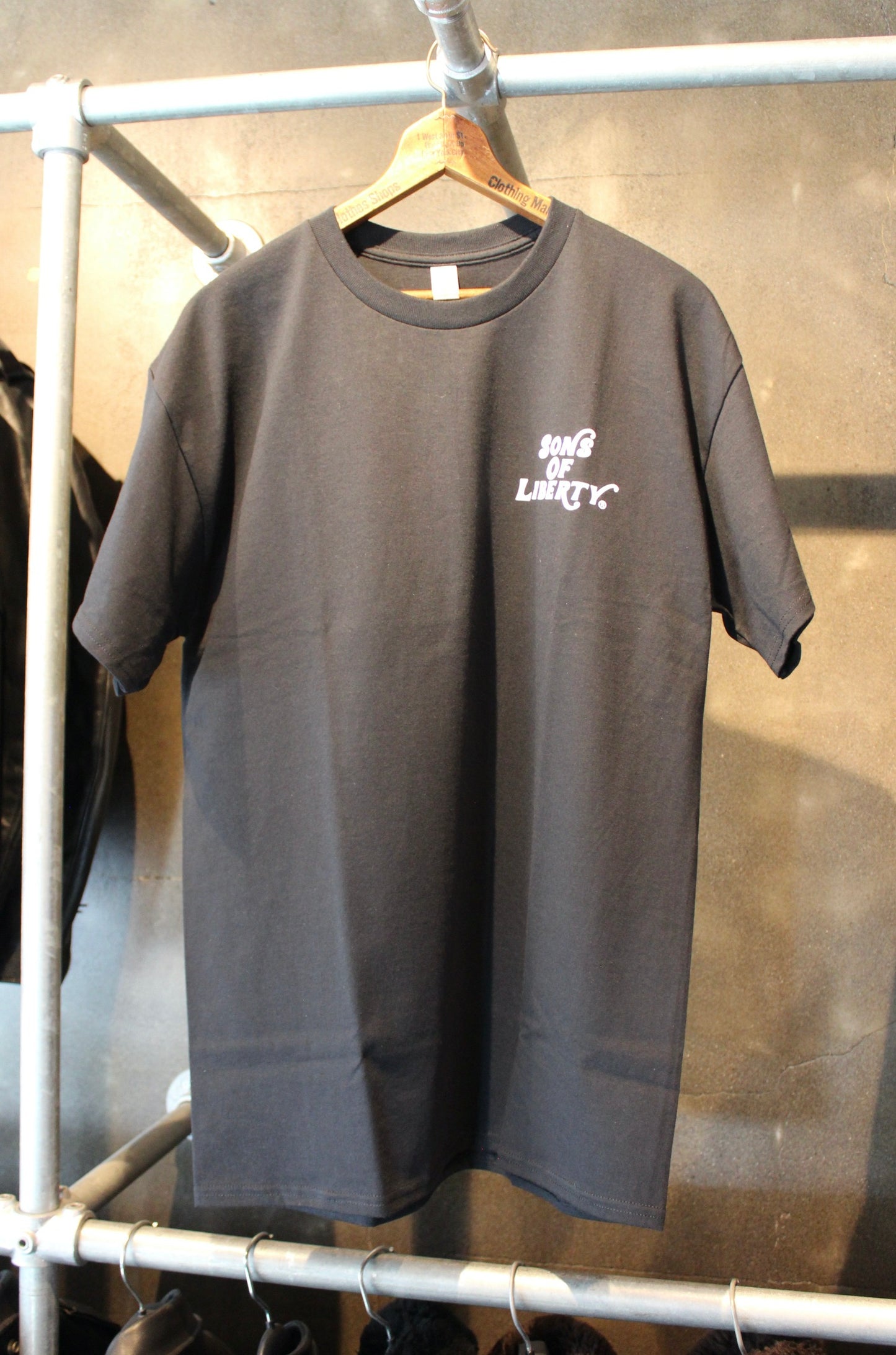 【Back Print T BLACK】SOL SST-01BLK