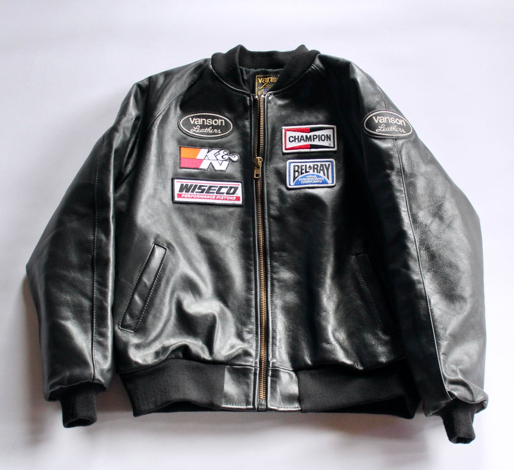 【Vanson / Team Jacket / 46 / 10's】極美品 SONS OF LIBERTY V-28