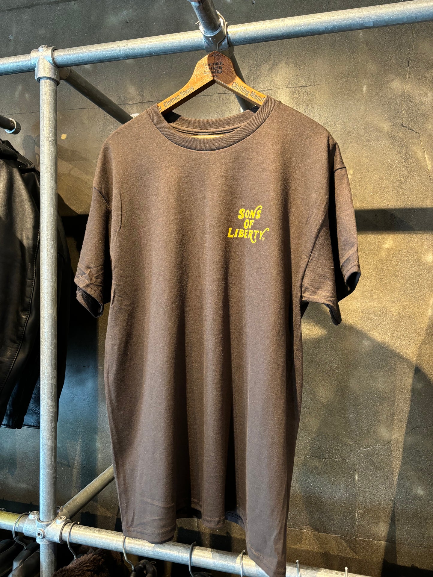 【Back Print T BROWN】SOL SST-01BRN