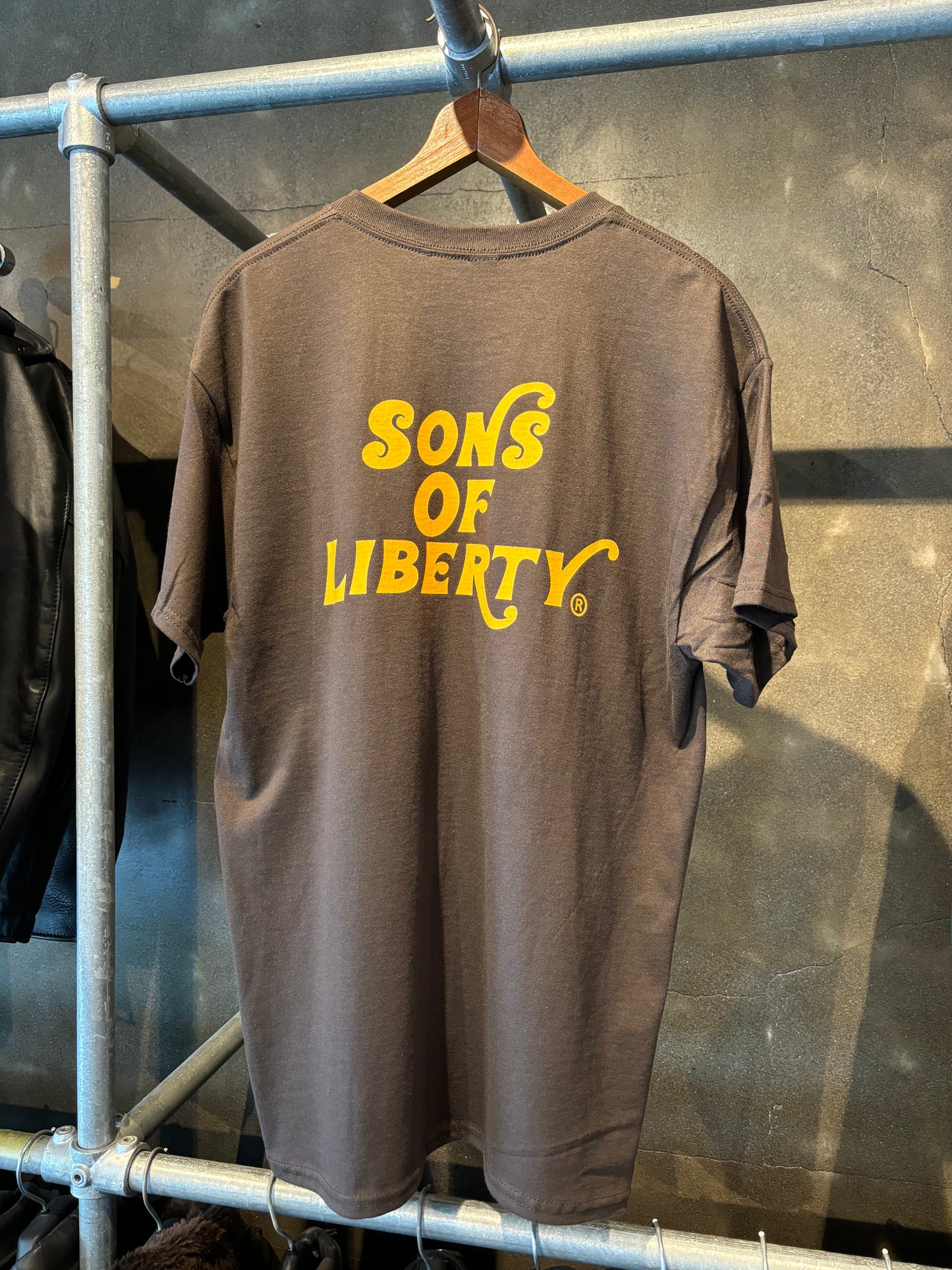 【Back Print T BROWN】SOL SST-01BRN