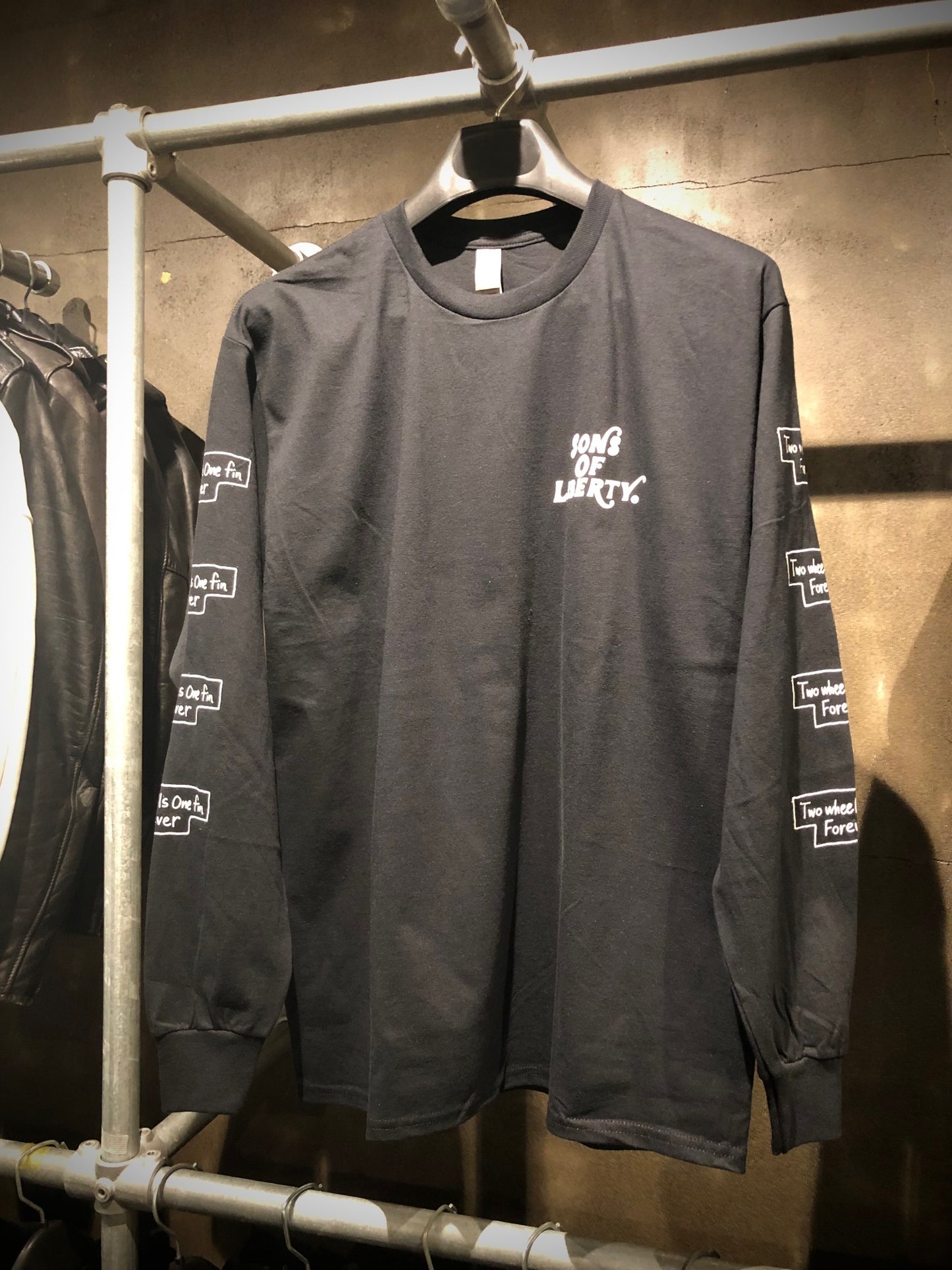 【Long Sleeve T BLACK】SOL LST-01BK