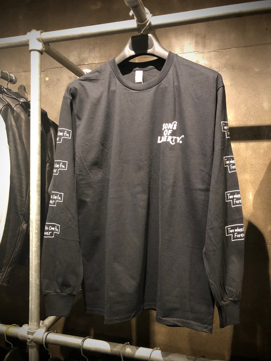 【Long Sleeve T BLACK】長袖Tシャツ 黒  SONSOFLIBERTY  LST-01BK