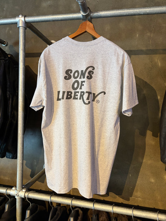 【Back Print T GREY】SOL SST-01GRY