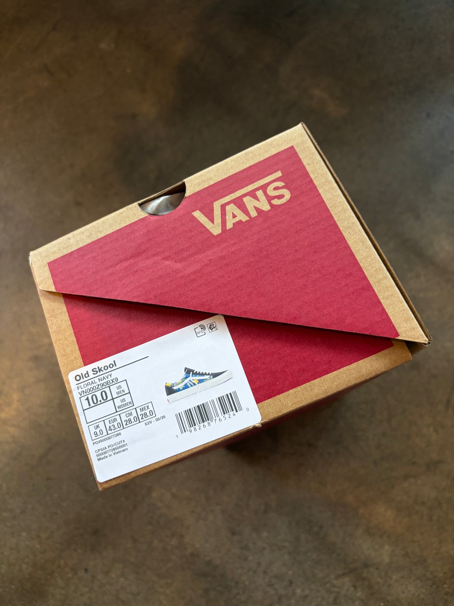 【VANS Old Skool】 オールドスクール NAVY FLORAL