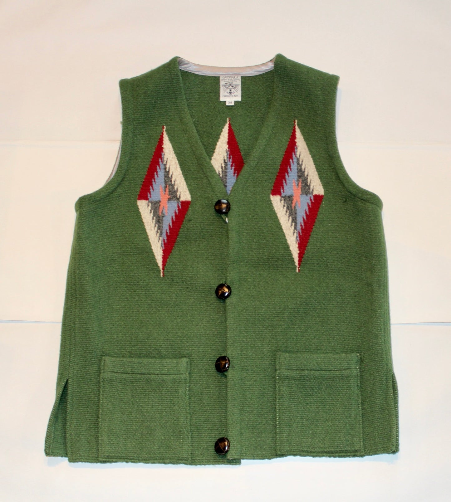 【38 ORTEGA'S VEST 美品】モスグリーン  O-2