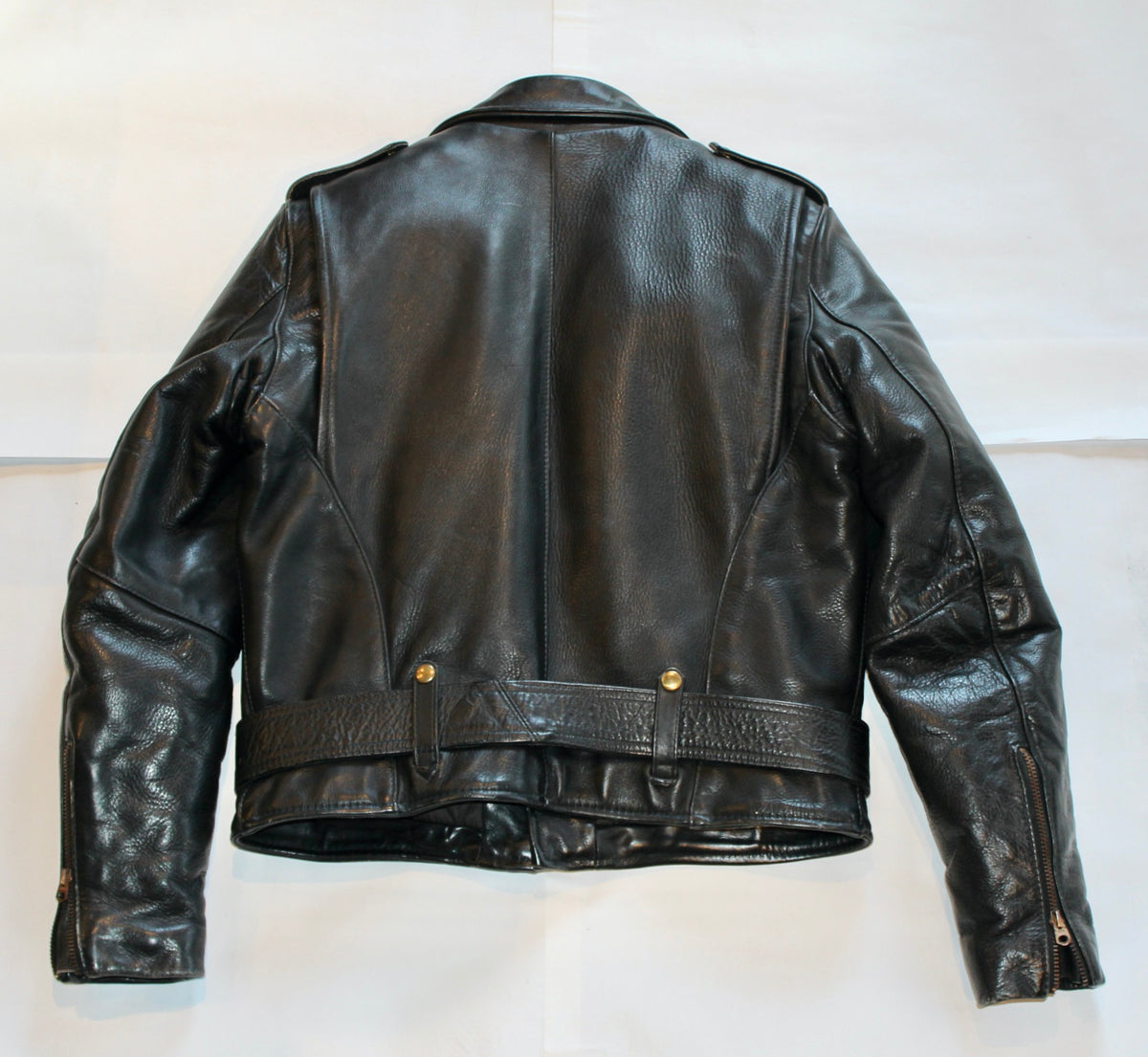 40 厚手レザー VANSON刻印 ZIP 90