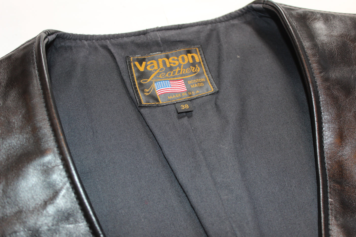 【Vanson / Zip Vest / 38 / 00's】SONS OF LIBERTY  V-13