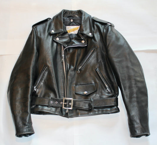 【40 美品 MC Perfectoラベル 80's】ショット 618 ライダース 黒  Schott SONSOFLIBERTY  S-121