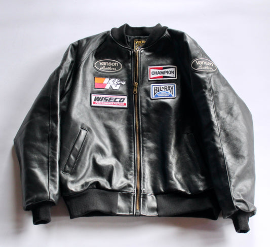 【Vanson / Team Jacket  / 46 / 10's】極美品 SONS OF LIBERTY  V-28