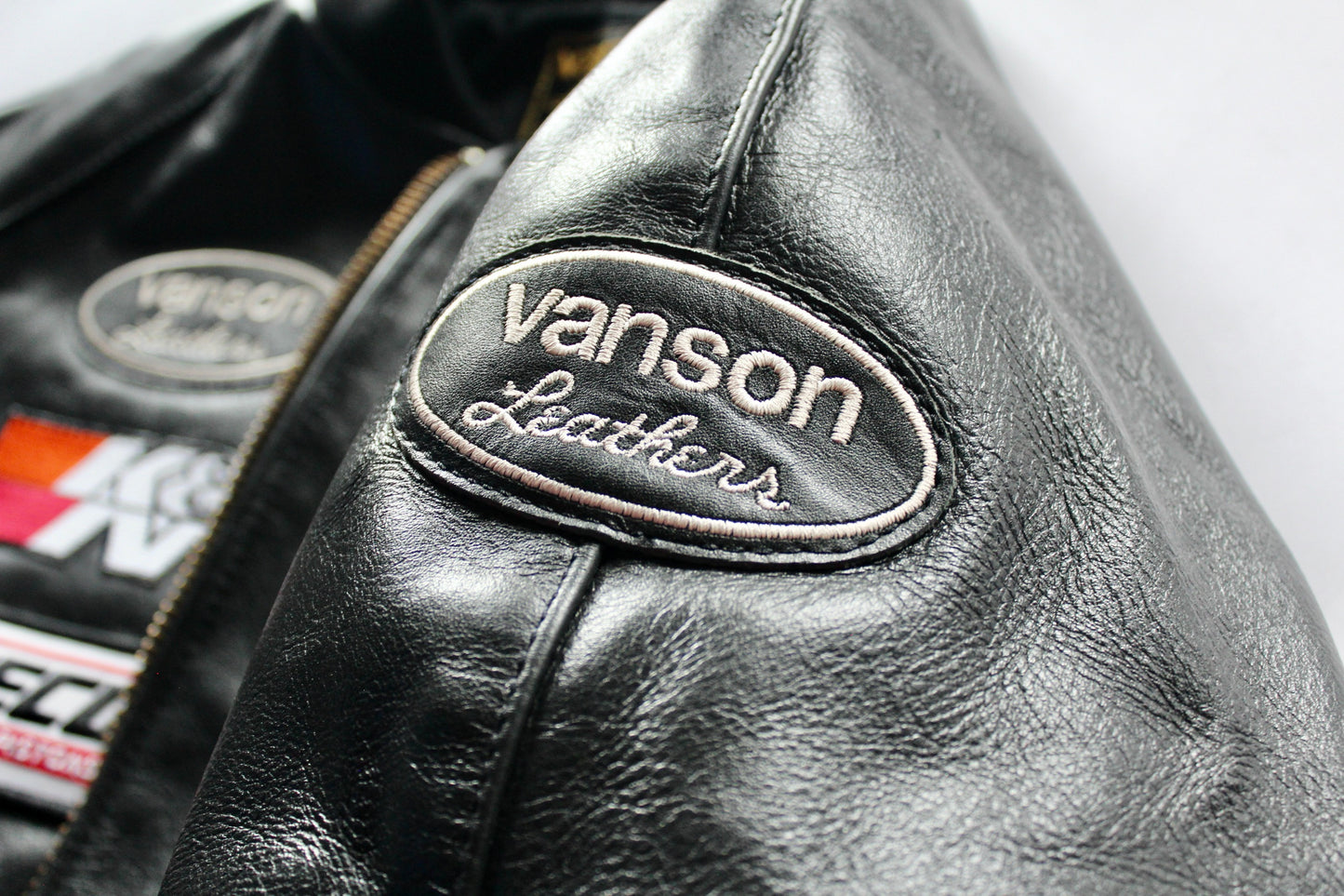 【Vanson / Team Jacket  / 46 / 10's】極美品 SONS OF LIBERTY  V-28