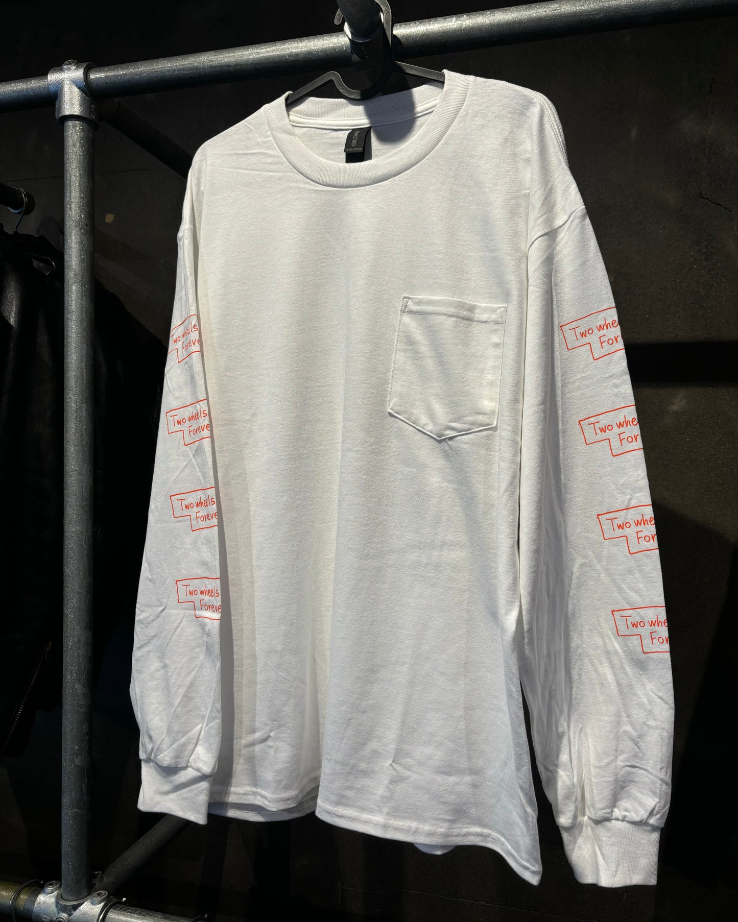 【Long Sleeve Pocket T WHITE】SOL LST-02WHT